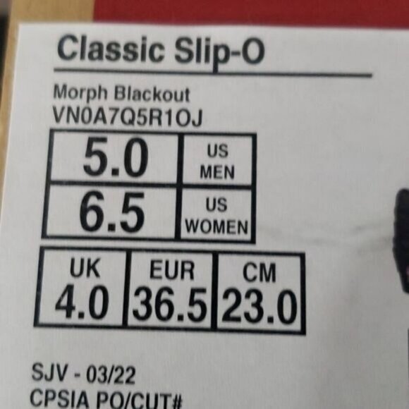 New Vans Classic Slip Womens Platform Shoes Size 6.5 Butterfly Glow in The Dark - Picture 11 of 11